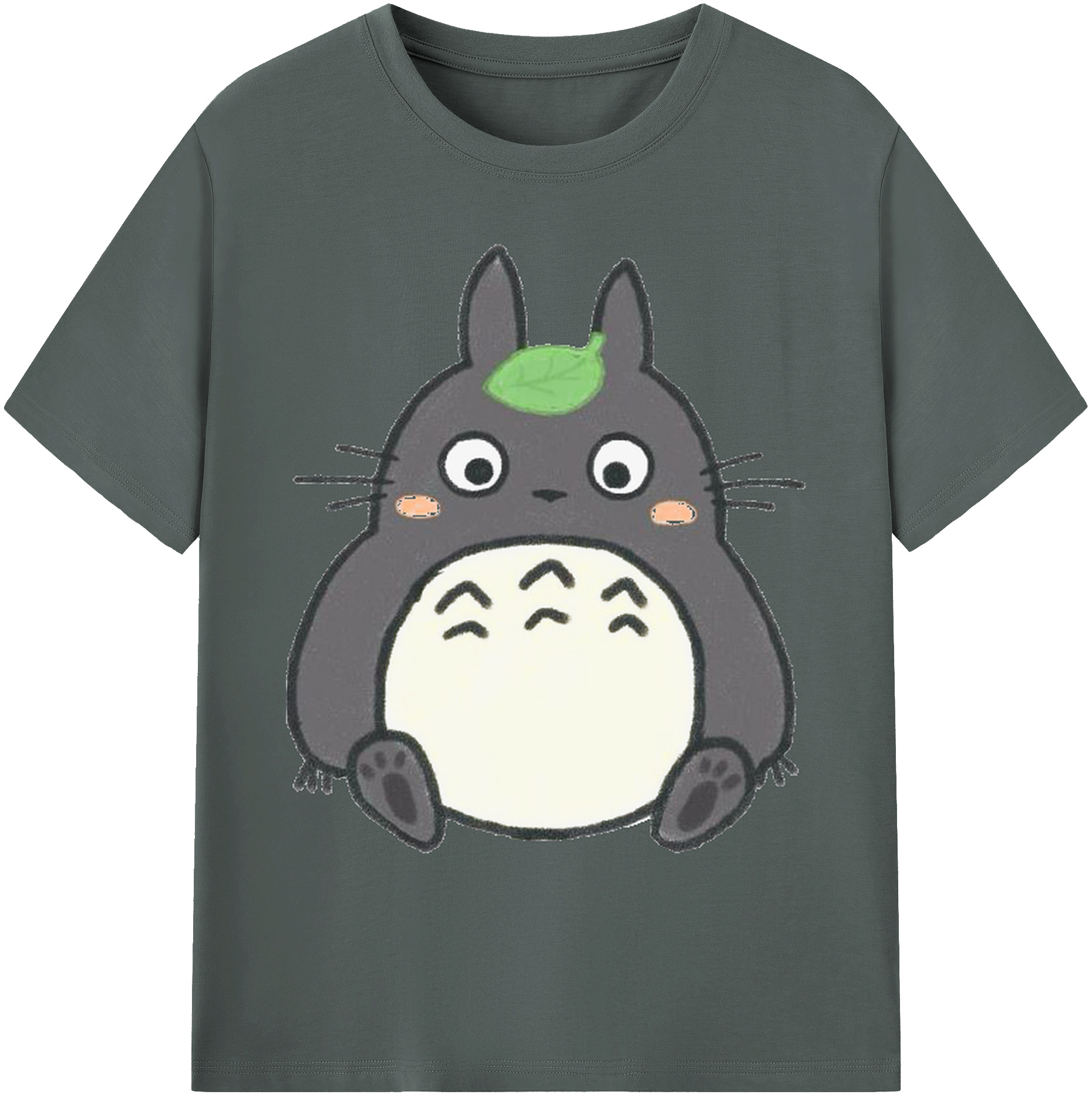（画像用） となりのトトロ 草壁メイ 草壁サツキ My Neighbor Totoro Satsuki Kusakabe Mei Kusakabe 綿100％ メンズ半袖Tシャツ｜肌触りやわらか＆通気性